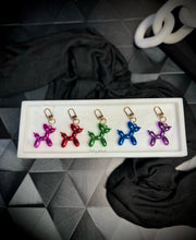 Load image into Gallery viewer, Chrome Balloon Dog Keychains