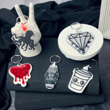 Load image into Gallery viewer, DIGITAL DOWNLOAD CMB Collab Keychain SVG! Octopus, Diamond, Coffee, Dripping Heart, & Life Be Lifin'