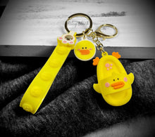 Load image into Gallery viewer, Funny Slippers Wristlet Keychains