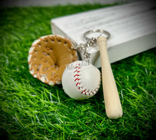 Load image into Gallery viewer, Baseball Charms Keychains