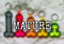 Load image into Gallery viewer, DIGITAL DOWNLOAD Hand-drawn Penis Keychain svg - Five different sizes, Digital Cut File, Funny gift, Gag gift
