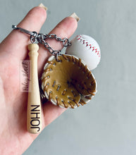 Load image into Gallery viewer, Baseball Charms Keychains