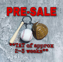Load image into Gallery viewer, Baseball Charms Keychains