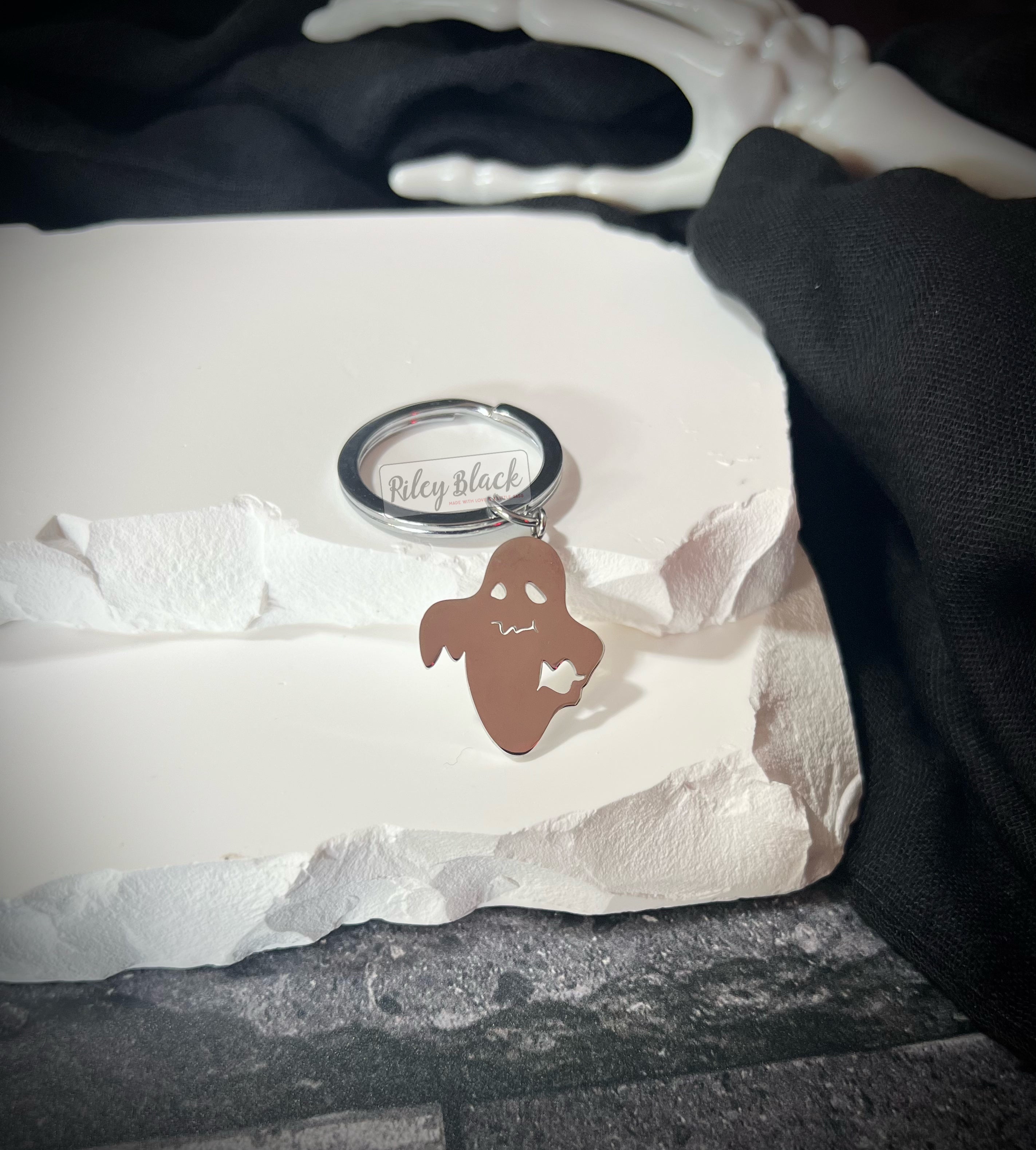 Spooky Ghost Keychains – Riley Black Designs