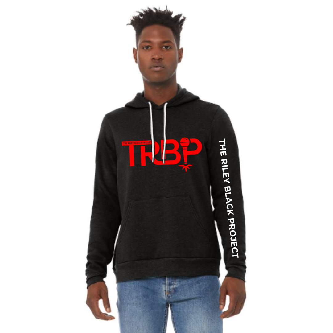 PRE-ORDER TRBP Pullover Hoodie - Black Heather – Riley Black Designs