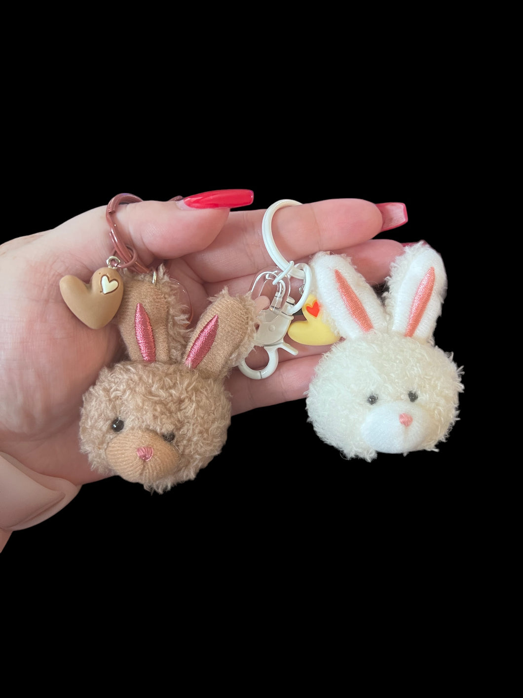 Plush Bunny Keychains