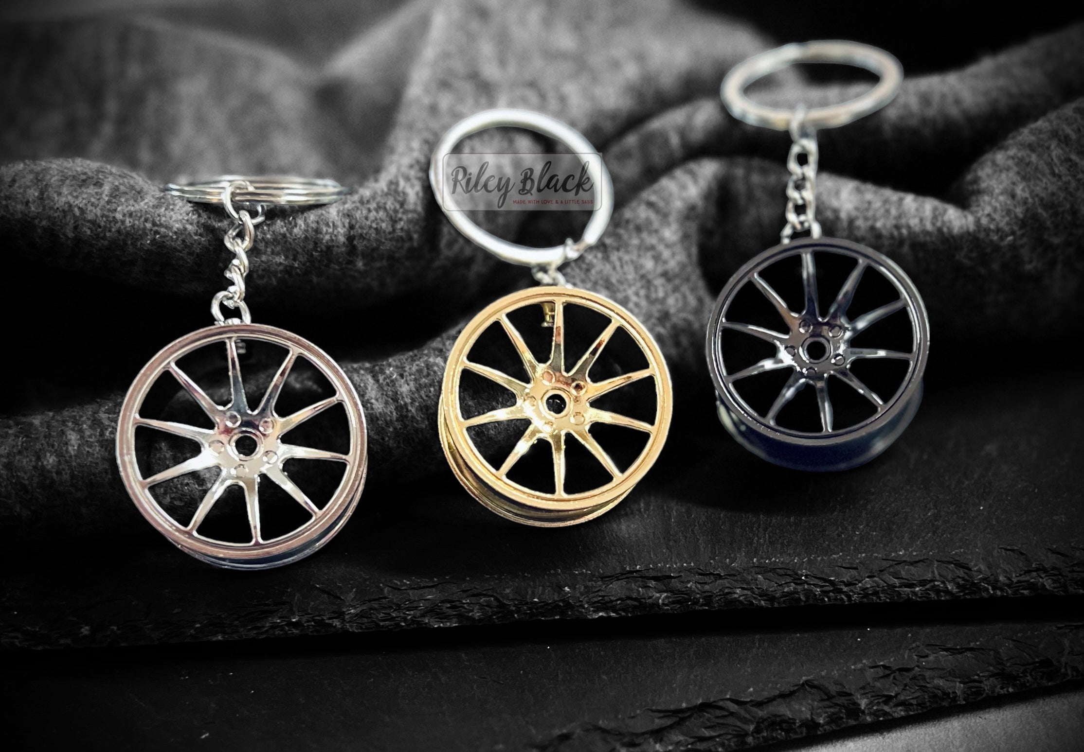 Rim Keychains – Riley Black Designs