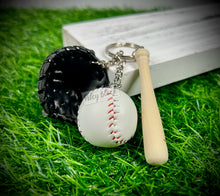 Load image into Gallery viewer, Baseball Charms Keychains

