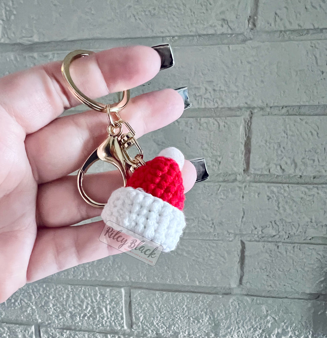 Christmas/Santa Hat & Glove Keychains