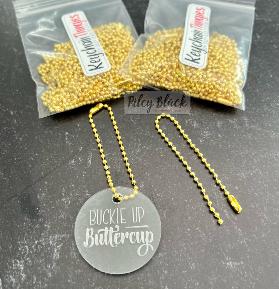 50 Ball & Chain Keychain Thingies