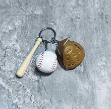 Load image into Gallery viewer, Baseball Charms Keychains
