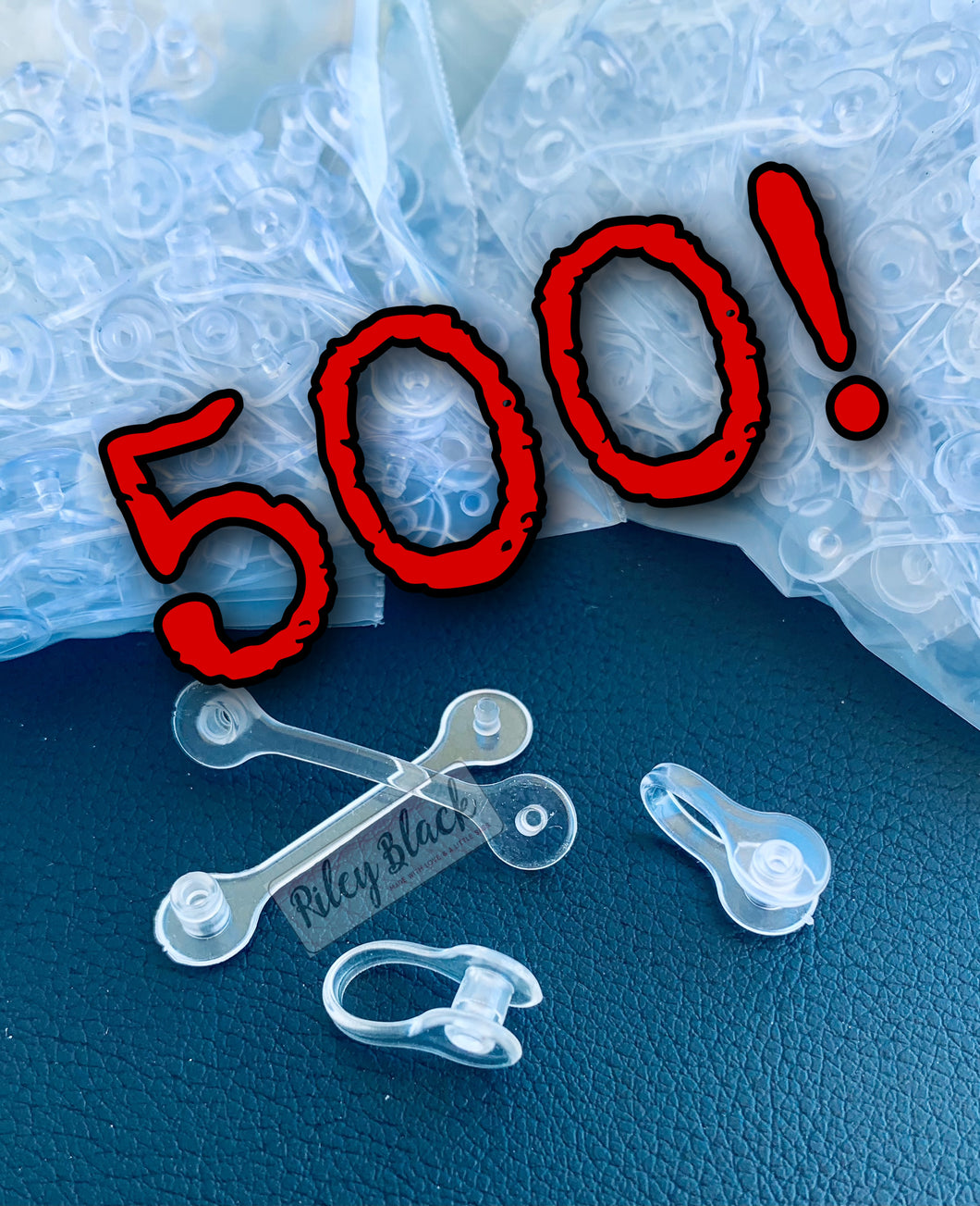 500 Clear Keychain Thingies® (OG)