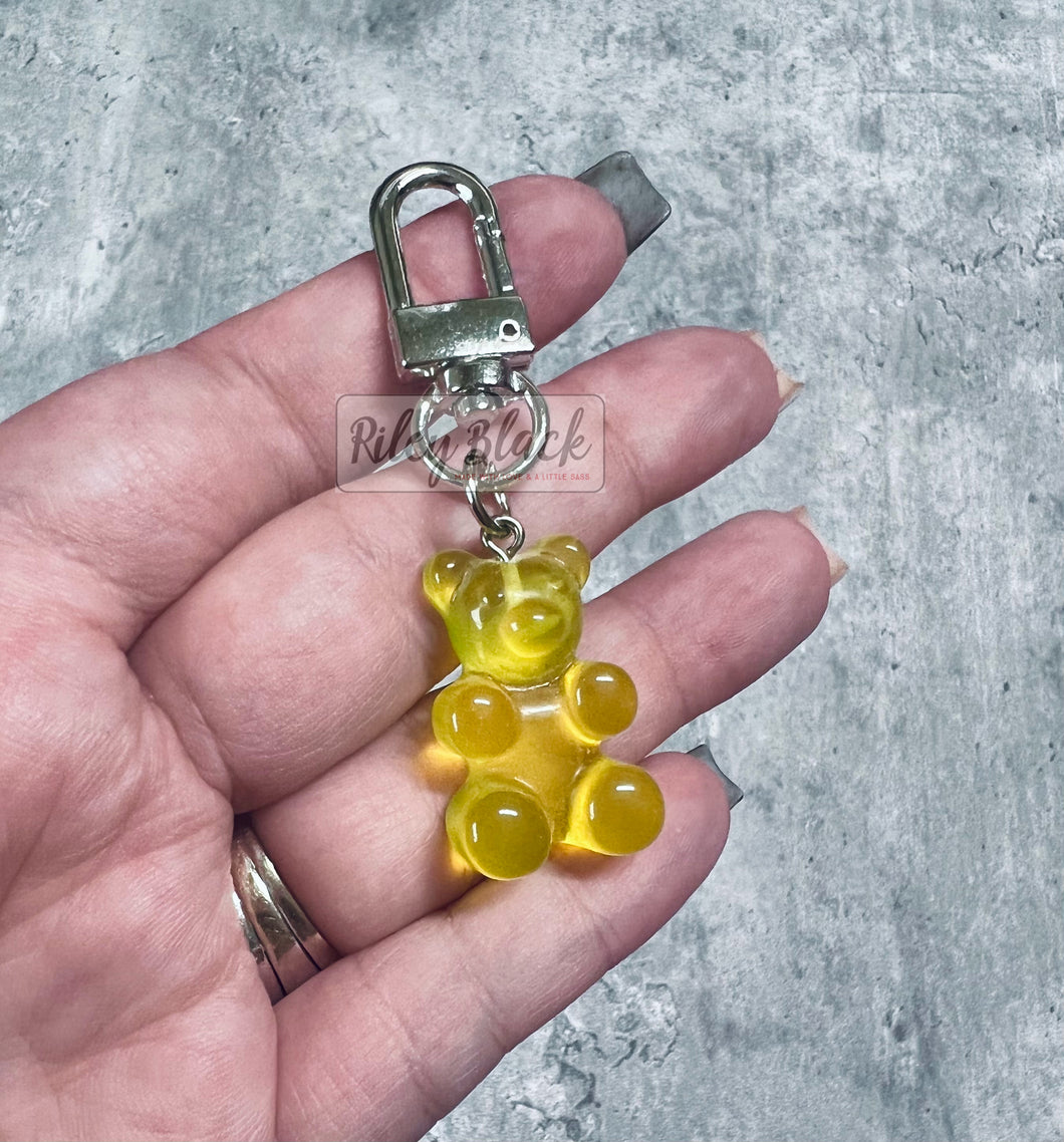 Gummy Bear Charm Keychains